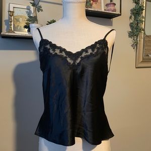 black lace tank